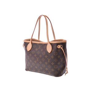 Louis Vuitton Handbag Brown Neverfull Leather Monogram